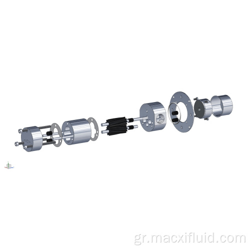 Ανοξείδωτο Steell Magnet Drive Gear Dosing Pump